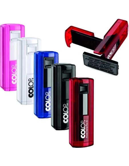 PIECZĄTKA FIRMOWA kieszonkowa pieczątki Colop Pocket Plus 30 automat gumka