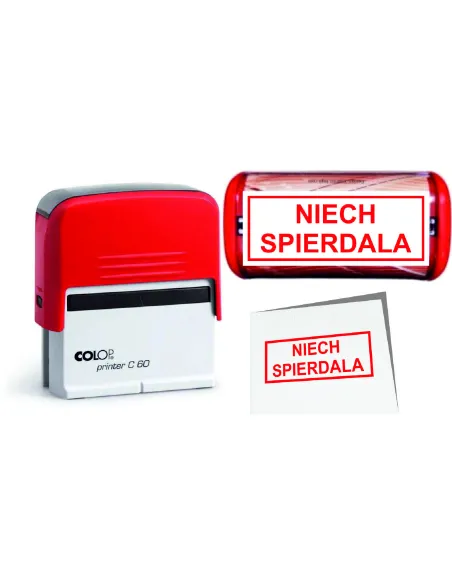 ŚMIESZNA PIECZĄTKA pieczątki 47x18 COLOP C30 automat Z TWOIM NAPISEM