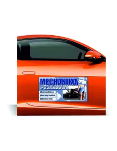 Magnes na samochód reklama magnetyczna GOTOWE WZORY MECHANIKA POJAZDOWA