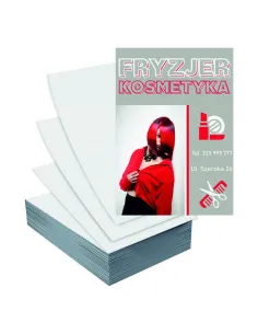 Ulotki A6 100szt reklamowe firmowe gotowe wzory FRYZJER KOSMETYKA