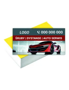 Wizytówki firmowe 1000 szt dużo wzorów AUTO SERWIS TWOJE LOGO
