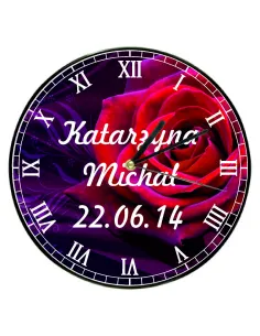 ZEGAR PREZENT z twoim zdjęciem imieniem grafiką tekst DUŻY WYBÓR RÓŻNE WZORY