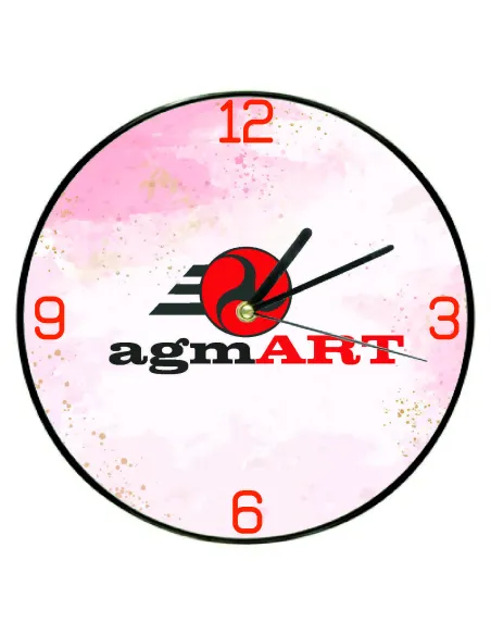 ZEGAR ścienny reklamowy z twoją grafiką tekstem LOGO firmy + PROJEKT GRATIS