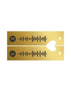 BRELOKI do kluczy SPOTIFY wasza piosenka personalizowany prezent dla pary GRAWER