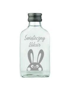 Buteleczka setka na nalewkę własny tekst grawer NA ŚWIĘTA WIELKANOCNE