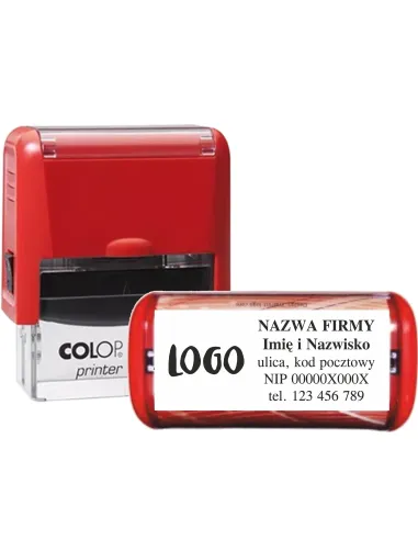 PIECZĄTKA automatyczna 47x18 COLOP C30 LOGO NAZWA FIRMY DANE