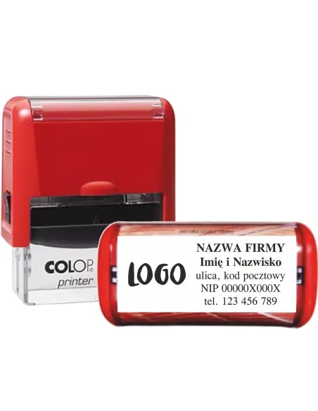 PIECZĄTKA automatyczna 47x18 COLOP C30 LOGO NAZWA FIRMY DANE