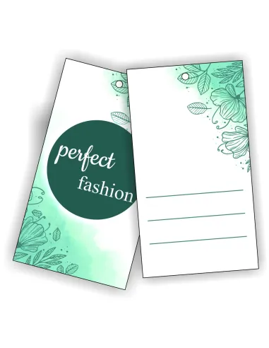 ETYKIETY zawieszki METKI NA ODZIEŻ ubrania LOGO nazwa twojego sklepu 300szt