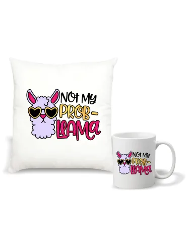 Zestaw PODUSZKA i KUBEK nadruk prezent z grafiką twoim napisem NA URODZINY