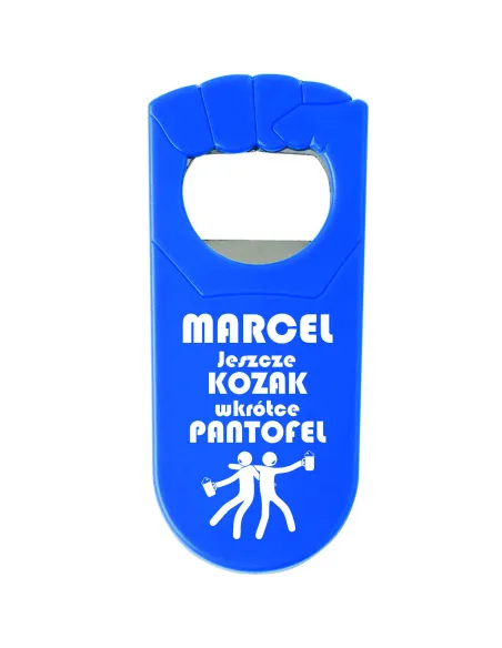 OTWIERACZ Z NADRUKIEM UV personalizowany prezent na WIECZÓR KAWALERSLI