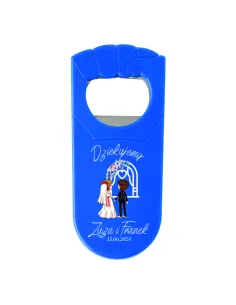 OTWIERACZ Z NADRUKIEM UV podziękowanie dla gości za przybycie na WESELE ŚLUB