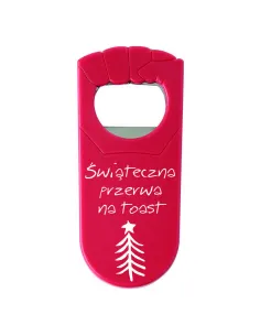 OTWIERACZ Z NADRUKIEM UV PREZENT ŚWIĄTECZNY z twoim napisem RÓŻNE WZORY