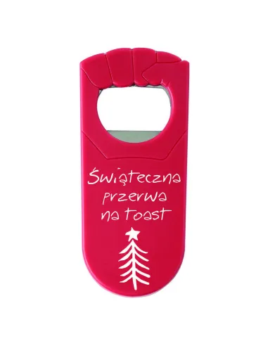 OTWIERACZ Z NADRUKIEM UV PREZENT ŚWIĄTECZNY z twoim napisem RÓŻNE WZORY