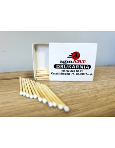 ZAPAŁKI reklamowe z twoim nadrukiem logo tekst personalizowane 50 sztuk