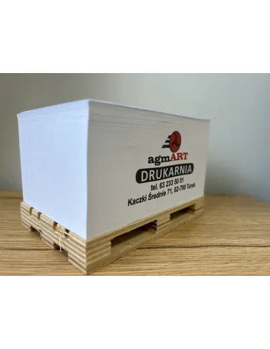 MINIPALETA KARTECZKI do notatek PALETA z nadrukiem UV TWOIM LOGO