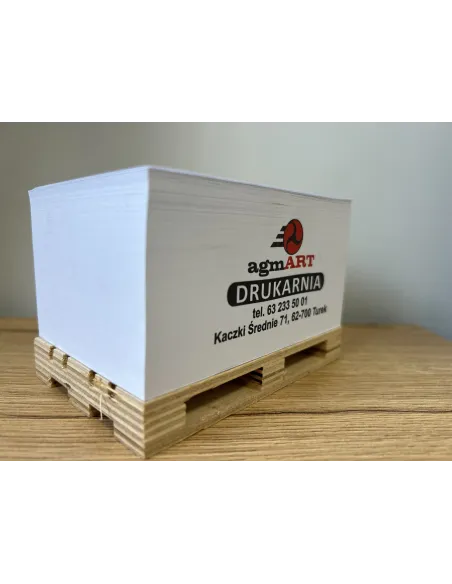 MINIPALETA KARTECZKI do notatek PALETA z nadrukiem UV TWOIM LOGO