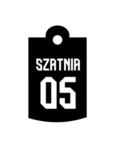 GRAWER Brelok bryloczek zawieszka do kluczy 20 szt numer szatni szafki