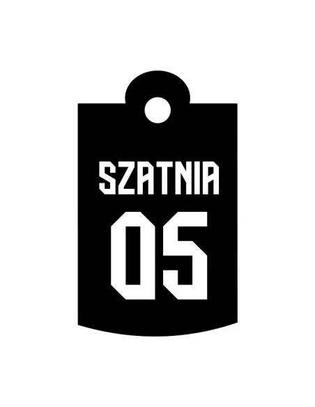 GRAWER Brelok bryloczek zawieszka do kluczy 20 szt numer szatni szafki