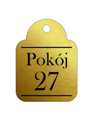 GRAWER Brelok bryloczek zawieszka do kluczy 20 szt numer pokoju hotelowe