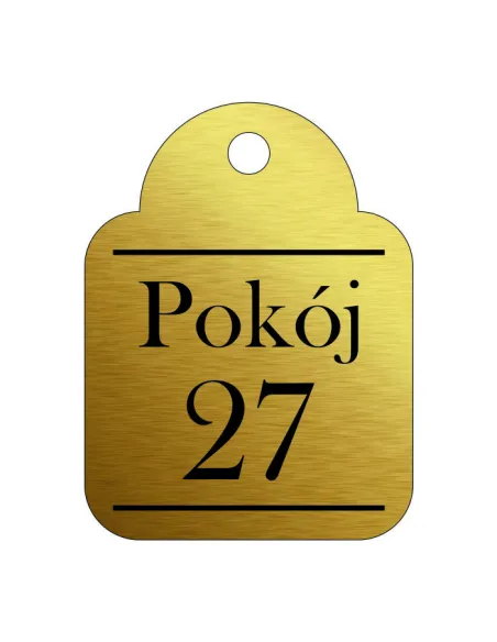 GRAWER Brelok bryloczek zawieszka do kluczy 20 szt numer pokoju hotelowe