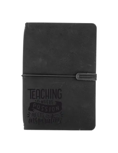 Notes z ekoskóry notatnik A5 grawer personalizowany PREZENT DLA NAUCZYCIELA