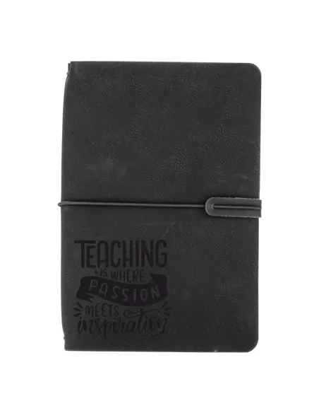 Notes z ekoskóry notatnik A5 grawer personalizowany PREZENT DLA NAUCZYCIELA