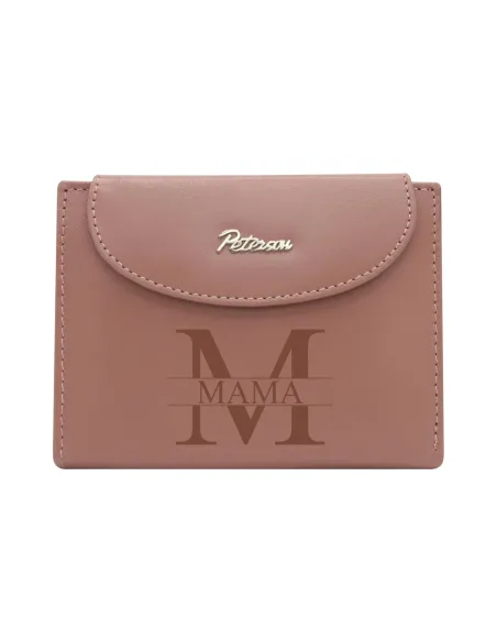 Portfel damski skórzany GRAWER prezent na święta twój napis DLA MAMY