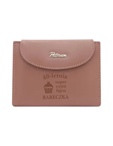 Portfel damski skórzany GRAWER prezent na URODZINY twój napis PERSONALIZACJA