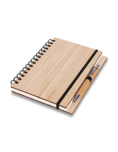 zestaw notes notatnik drewniany A5 grawer prezent dla nauczycielki