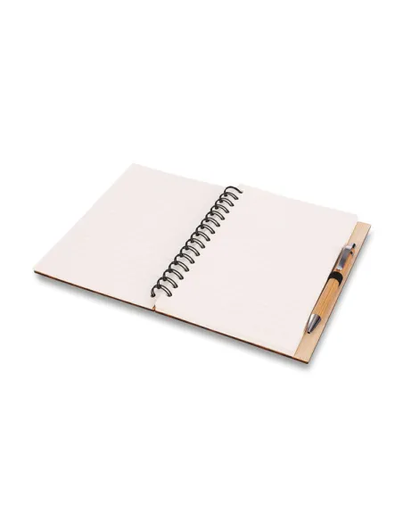 zestaw notes notatnik drewniany A5 grawer prezent dla nauczycielki