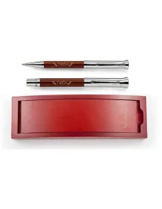 Zestaw piśmienniczy długopis pióro kulkowe GRAWER z imieniem nazwiskiem