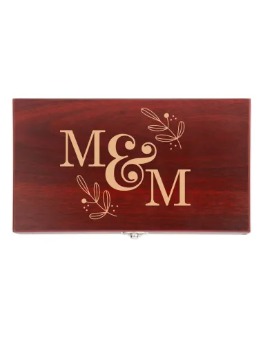 GRAWEROWANY Zestaw do wina PREZENT PERSONALIZOWANY na walentynki