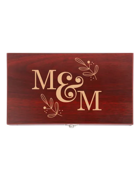 GRAWEROWANY Zestaw do wina PREZENT PERSONALIZOWANY na walentynki