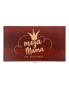 GRAWEROWANY Zestaw do wina PREZENT PERSONALIZOWANY DLA MAMY
