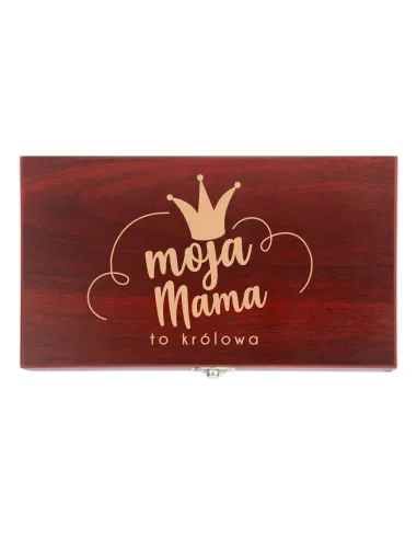 GRAWEROWANY Zestaw do wina PREZENT PERSONALIZOWANY DLA MAMY