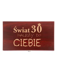 GRAWEROWANY Zestaw do wina PREZENT PERSONALIZOWANY NA URODZINY