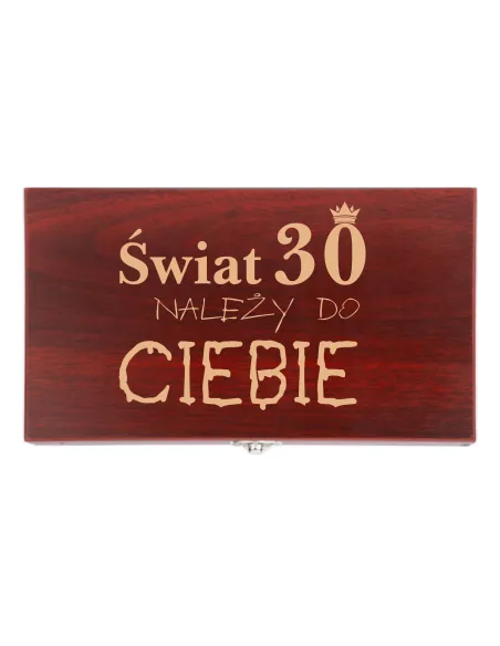 GRAWEROWANY Zestaw do wina PREZENT PERSONALIZOWANY NA URODZINY