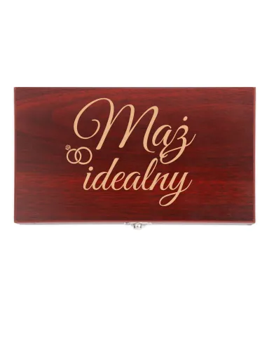 GRAWEROWANY Zestaw do wina PREZENT PERSONALIZOWANY DLA MĘŻA