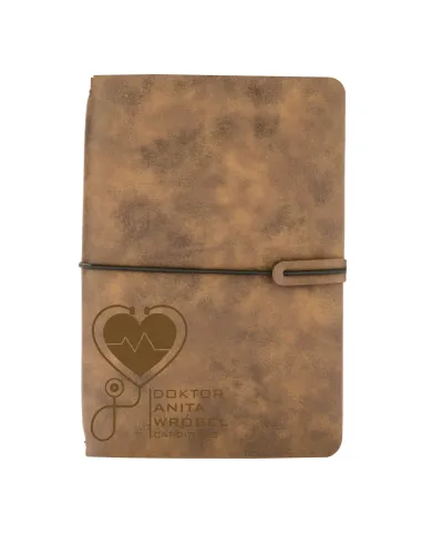 Notes z ekoskóry notatnik A5 grawer personalizowany PREZENT DLA LEKARZA DOKTORA