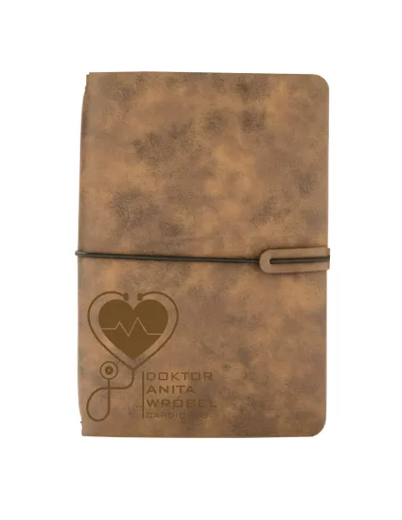 Notes z ekoskóry notatnik A5 grawer personalizowany PREZENT DLA LEKARZA DOKTORA