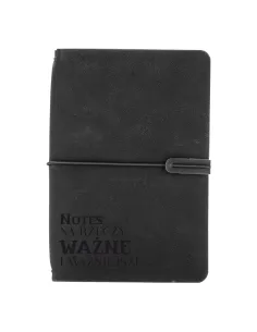 Notes z ekoskóry notatnik A5 grawer personalizowany PREZENT Z TWOIM NAPISEM