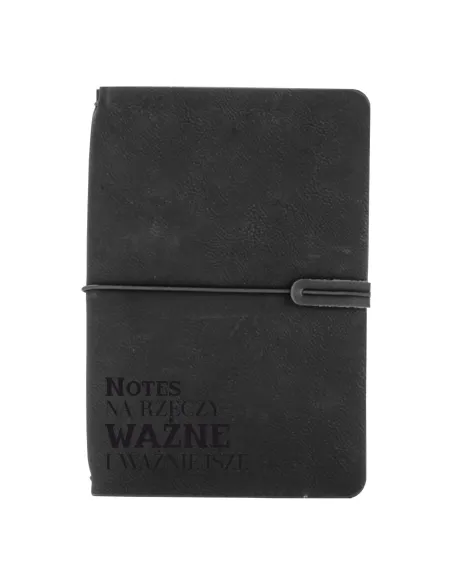 Notes z ekoskóry notatnik A5 grawer personalizowany PREZENT Z TWOIM NAPISEM
