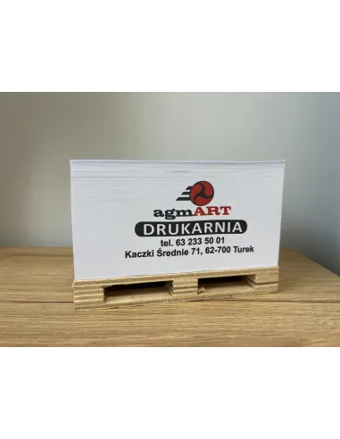 MINIPALETA KARTECZKI do notatek PALETA z nadrukiem UV TWOIM LOGO 30 sztuk