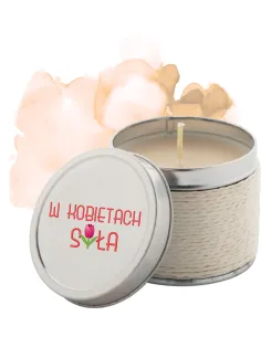 Świeczki zapachowe na Dzień Kobiet wyjątkowy prezent z nadrukiem UV