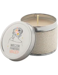 Świeczka zapachowa z nadrukiem UV oryginalny prezent na wieczór panieński