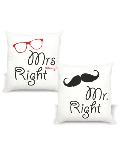 Poduszka z nadrukiem dla małżeństwa pary