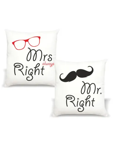 Poduszka z nadrukiem dla małżeństwa pary
