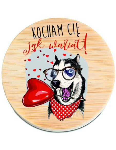 OTWIERACZ do piwa DREWNIANY magnes personalizacja PREZENT NA WALENTYNKI