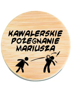 OTWIERACZ DO PIWA DREWNIANY magnes personalizacja PREZENT NA KAWALESKI