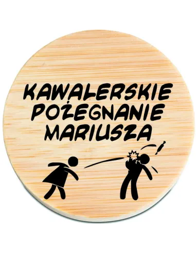 OTWIERACZ DO PIWA DREWNIANY magnes personalizacja PREZENT NA KAWALESKI